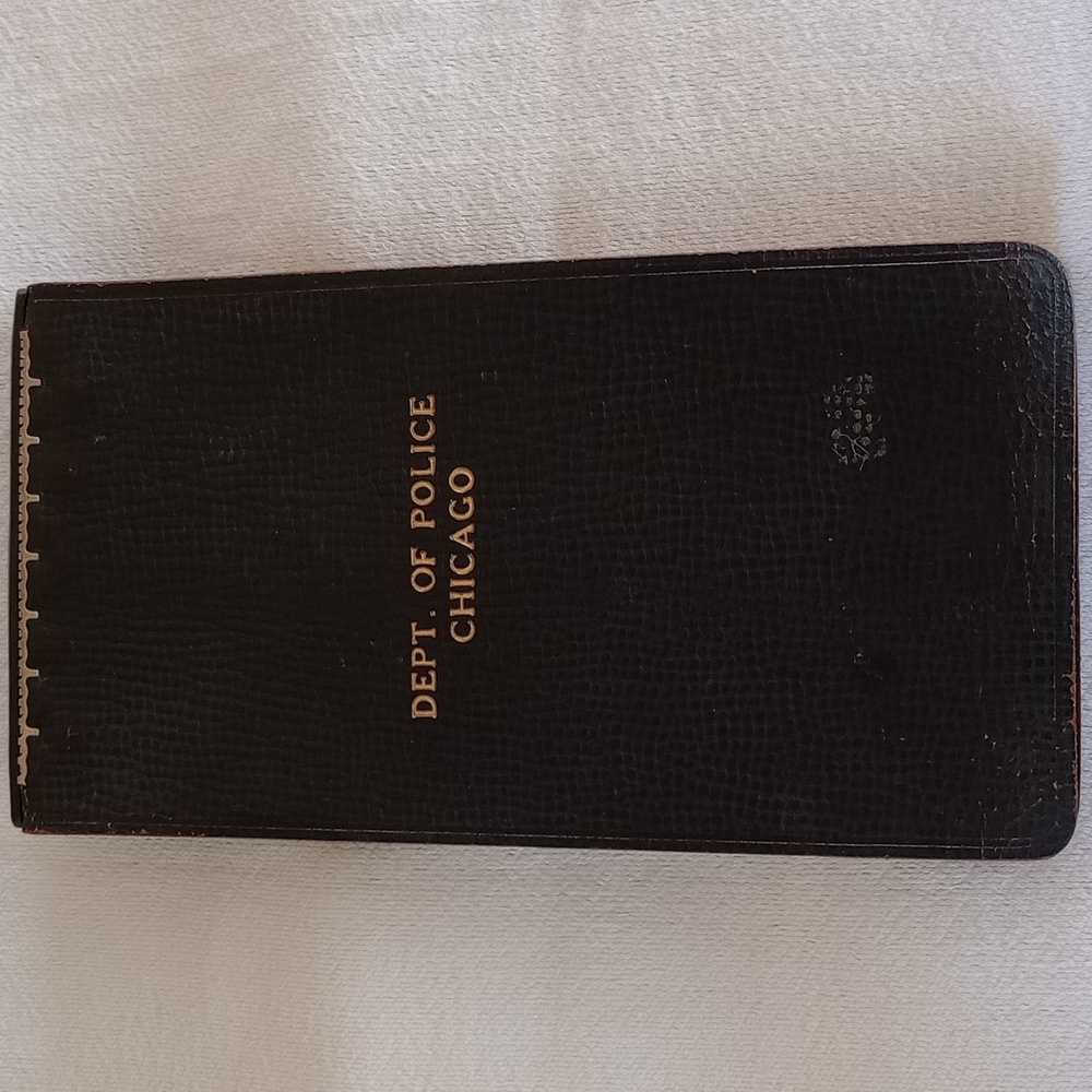 Vtg Chicago Police Department Note Pad